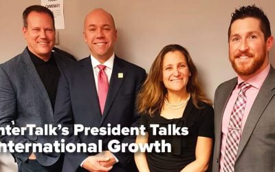 InterTalk President Visits with Minister of International Trade