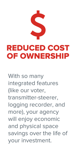 reduced cost of ownership