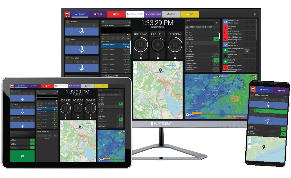 Enlite_2023_Tablet_Desktop_Smartphone dispatch console system